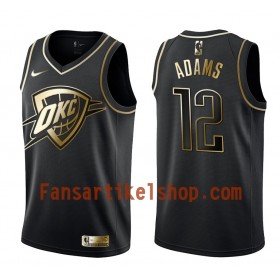 NBA Oklahoma City Thunder Trikot Steven Adams 12 Nike Schwarz Golden Edition Swingman - Herren